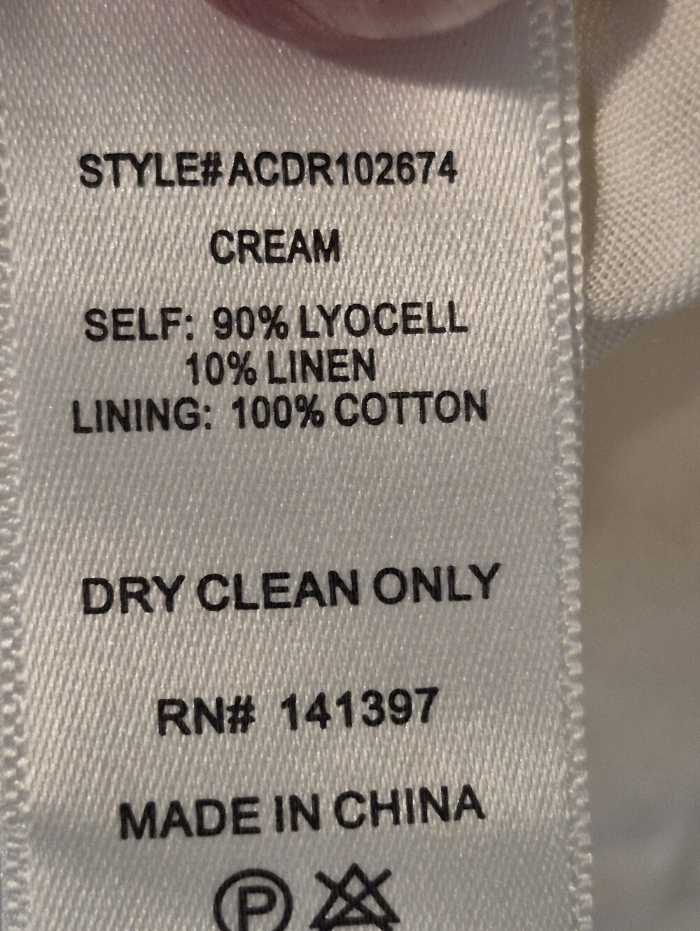 ASTR the Label Zori cream Drop Waist maxi dress - L.       Y64 - Picture 11 of 11